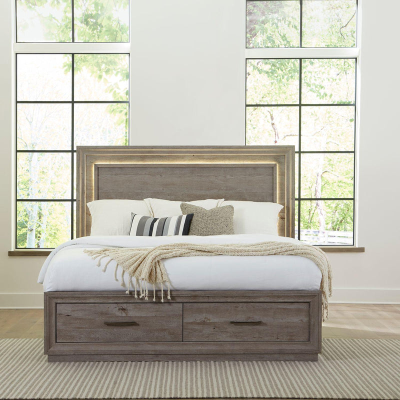 Liberty Furniture Industries Inc. Horizons Queen Bed with Storage 272-BR-QSB IMAGE 3