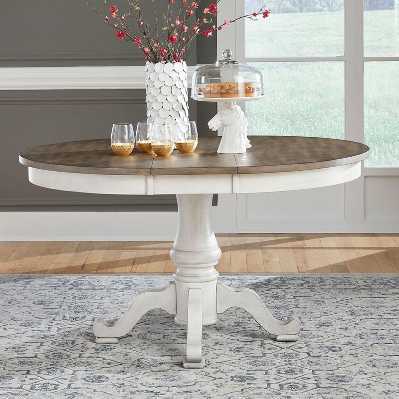 Liberty Furniture Industries Inc. Oval Ocean Isle Dining Table with Pedestal Base 303W-CD-PED IMAGE 4