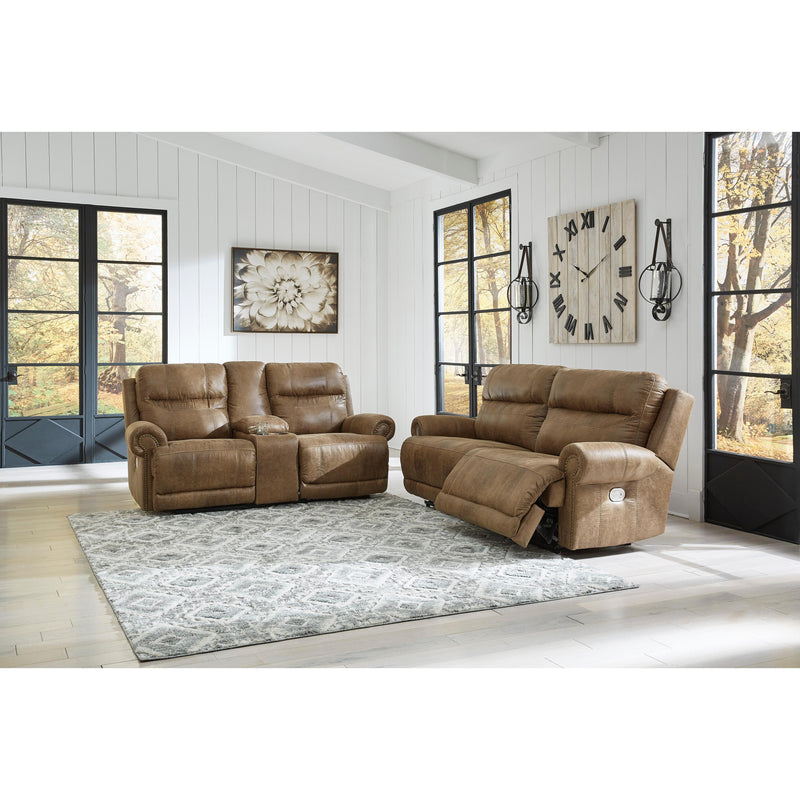 Signature Design by Ashley Grearview Power Reclining Leather Look Loveseat 6500418 IMAGE 13