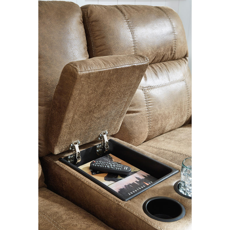 Signature Design by Ashley Grearview Power Reclining Leather Look Loveseat 6500418 IMAGE 6