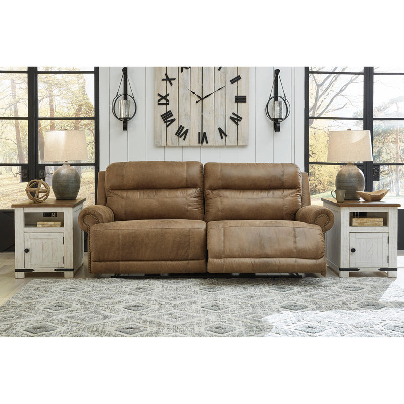 Signature Design by Ashley Grearview Power Reclining Leather Look Sofa 6500447 IMAGE 5