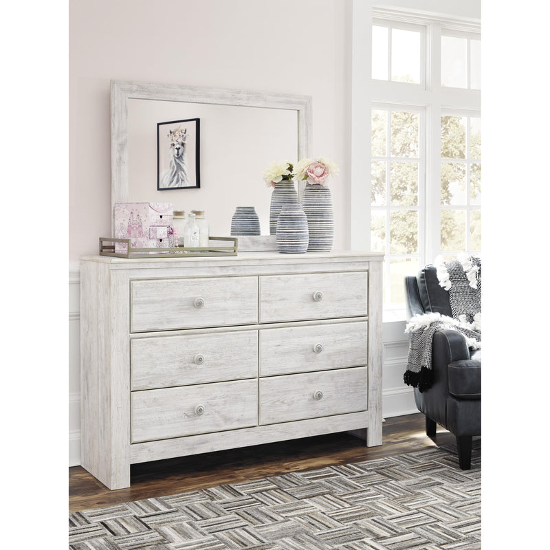 Signature Design by Ashley Paxberry 6-Drawer Kids Dresser with Mirror B181-21/B181-26 IMAGE 3