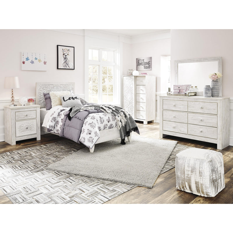 Signature Design by Ashley Paxberry 6-Drawer Kids Dresser with Mirror B181-21/B181-26 IMAGE 4