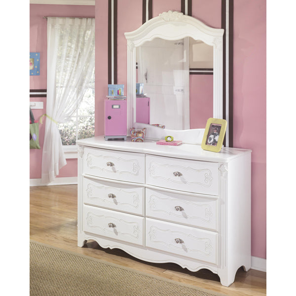 Signature Design by Ashley Exquisite 6-Drawer Kids Dresser with Mirror B188-21/B188-26 IMAGE 1