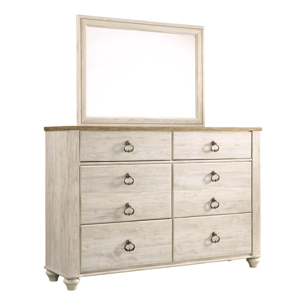 Signature Design by Ashley Willowton 6-Drawer Kids Dresser with Mirror B267-21/B267-36 IMAGE 1