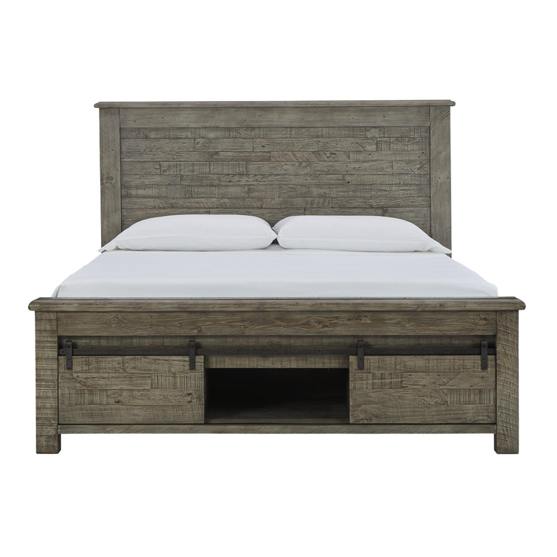 Signature Design by Ashley Brennagan Queen Panel Bed with Storage B774-74S/B774-77/B774-98S IMAGE 2