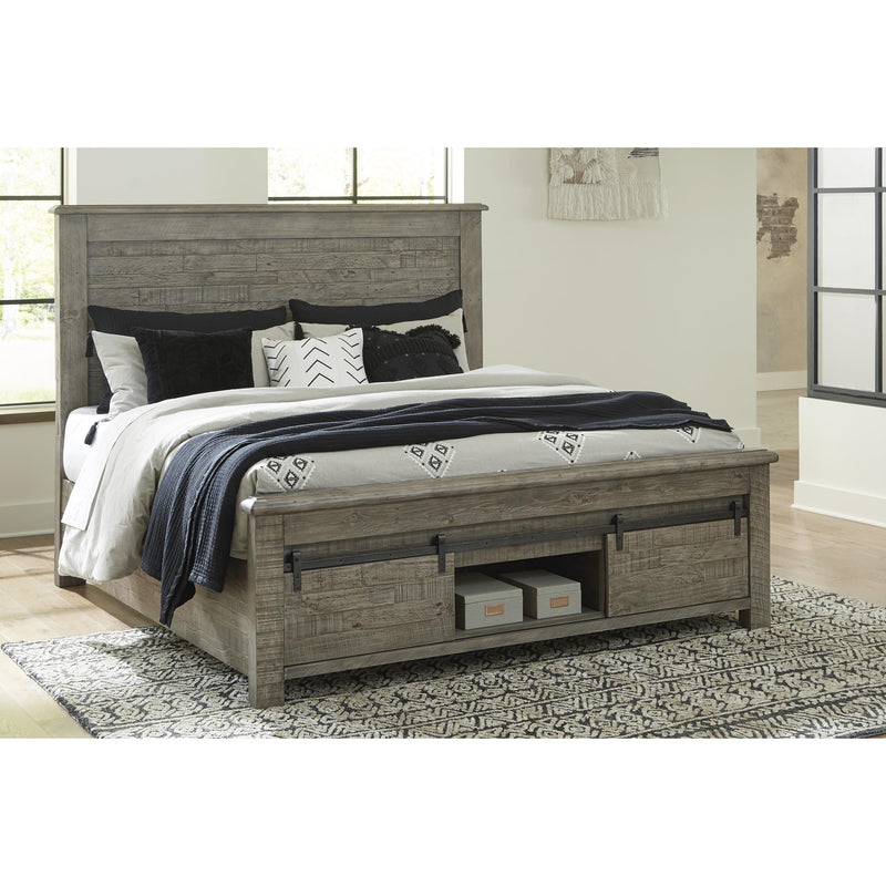 Signature Design by Ashley Brennagan Queen Panel Bed with Storage B774-74S/B774-77/B774-98S IMAGE 5