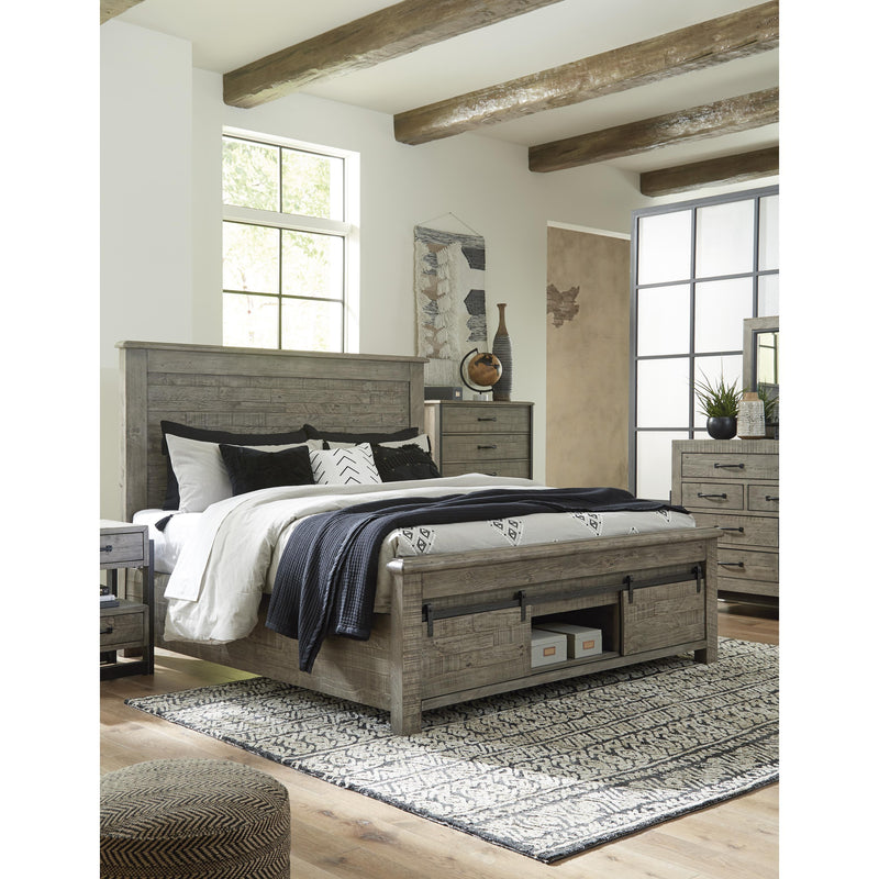 Signature Design by Ashley Brennagan Queen Panel Bed with Storage B774-74S/B774-77/B774-98S IMAGE 8