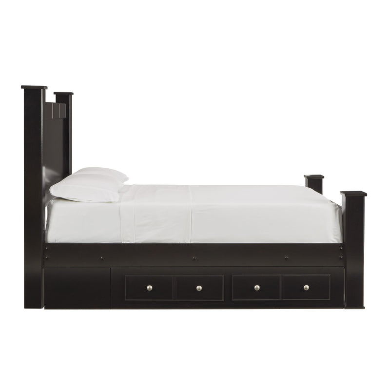 Signature Design by Ashley Mirlotown Queen Poster Bed with Storage B2711-61/B2711-67/B2711-64/B2711-98/B2711-50 IMAGE 3