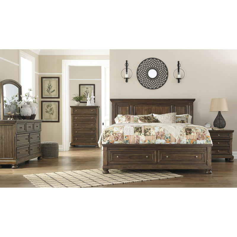 Signature Design by Ashley Flynnter Queen Panel Bed with Storage B719-57/B719-74/B719-98 IMAGE 3