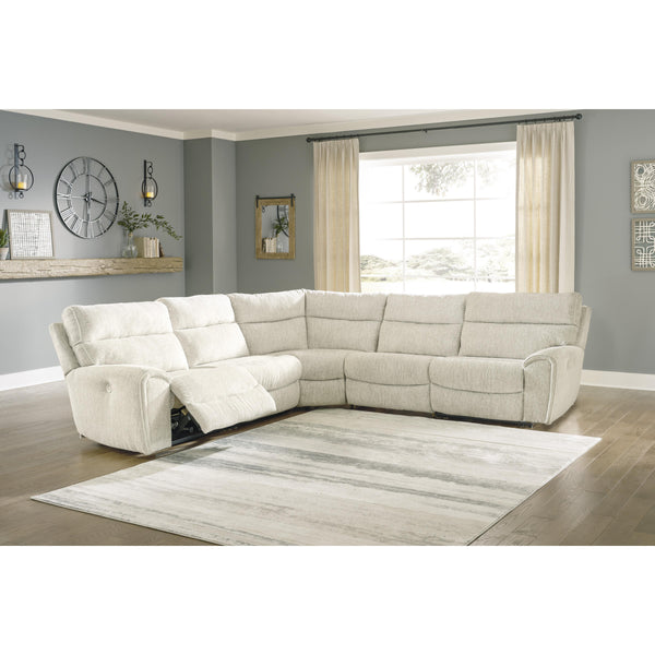 Signature Design by Ashley Critic's Corner Power Reclining Fabric 5 pc Sectional 1630319/1630346/1630358/1630362/1630377 IMAGE 1