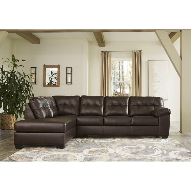 Signature Design by Ashley Donlen Leather Look 2 pc Sectional 5970416/5970467 IMAGE 3