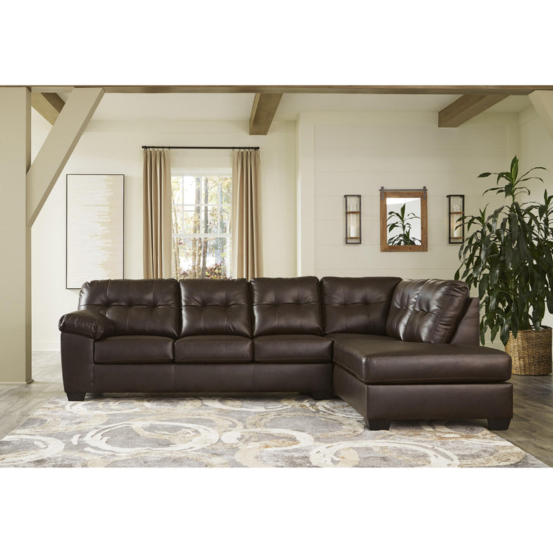 Signature Design by Ashley Donlen Leather Look 2 pc Sectional 5970466/5970417 IMAGE 3
