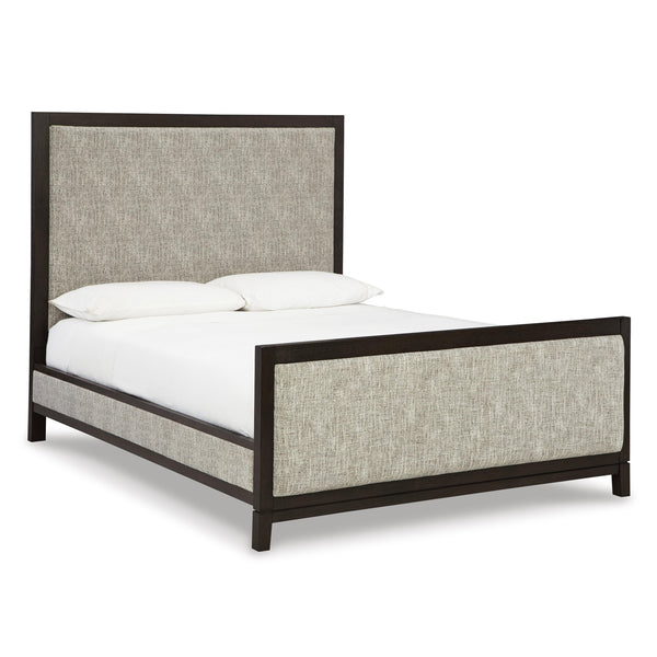 Signature Design by Ashley Burkhaus Queen Upholstered Panel Bed B984-57/B984-54/B984-96 IMAGE 1