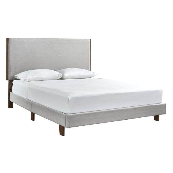 Signature Design by Ashley Tranhaus Queen Upholstered Platform Bed B065-181 IMAGE 1