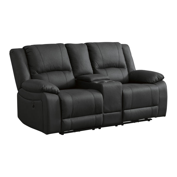 Signature Design by Ashley Delafield Power Reclining Fabric Loveseat 4340174 IMAGE 1
