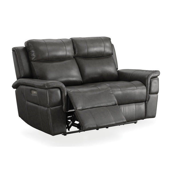 Signature Design by Ashley Dendron Power Reclining Leather Match Loveseat U6370274 IMAGE 1
