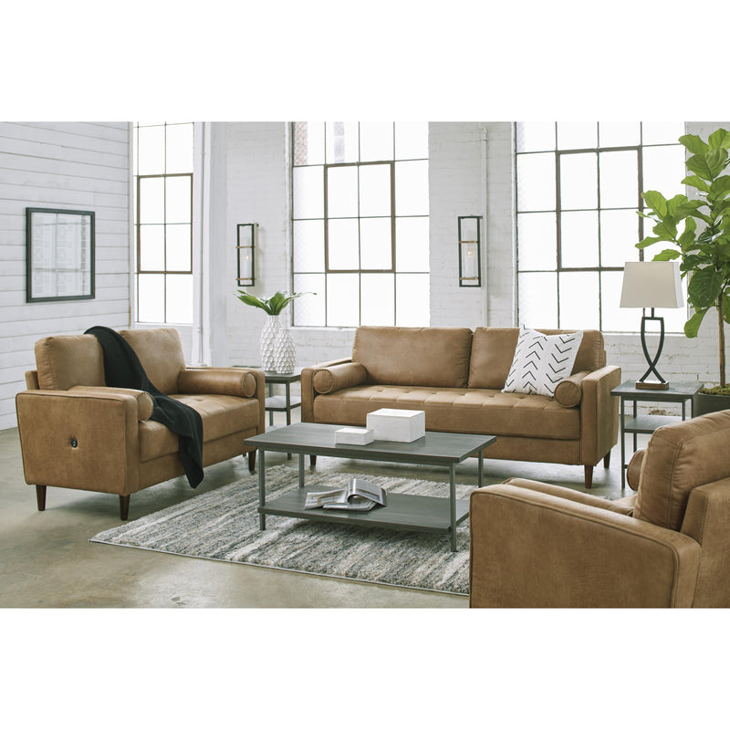 Signature Design by Ashley Darlow Stationary Leather Look Loveseat 5460435 IMAGE 16