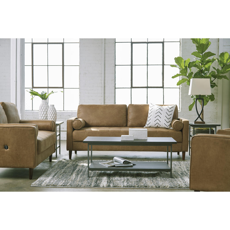 Signature Design by Ashley Darlow Stationary Leather Look Loveseat 5460435 IMAGE 9