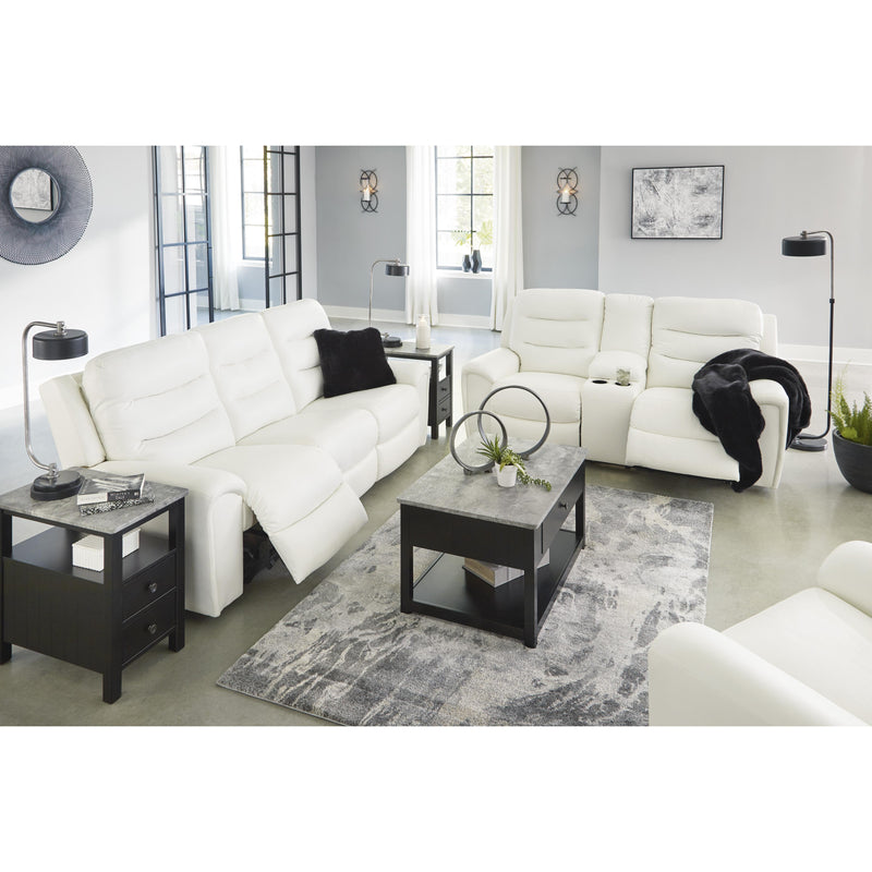 Signature Design by Ashley Warlin Power Reclining Leather Look Loveseat 6110418 IMAGE 13