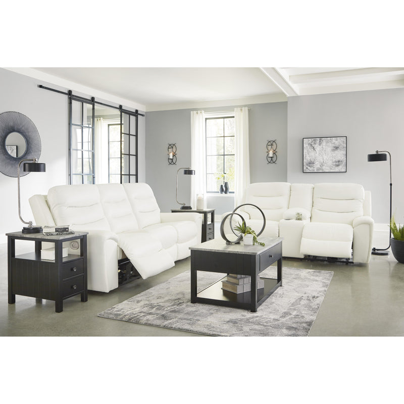 Signature Design by Ashley Warlin Power Reclining Leather Look Loveseat 6110418 IMAGE 15