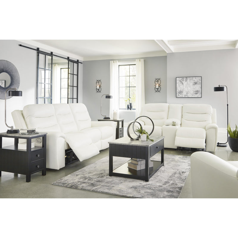 Signature Design by Ashley Warlin Power Reclining Leather Look Loveseat 6110418 IMAGE 16