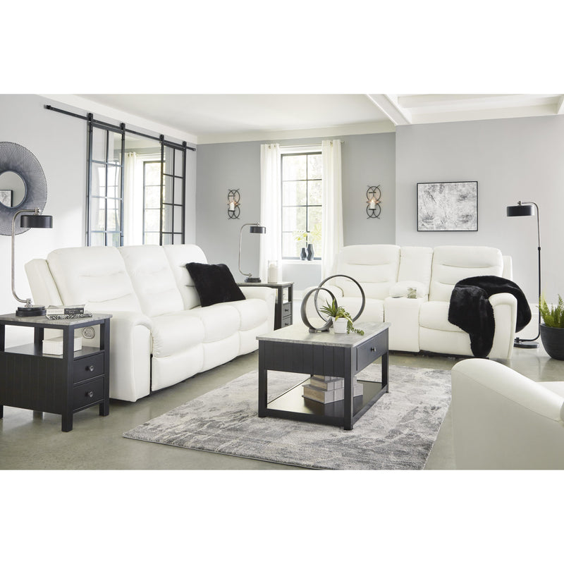 Signature Design by Ashley Warlin Power Reclining Leather Look Loveseat 6110418 IMAGE 17