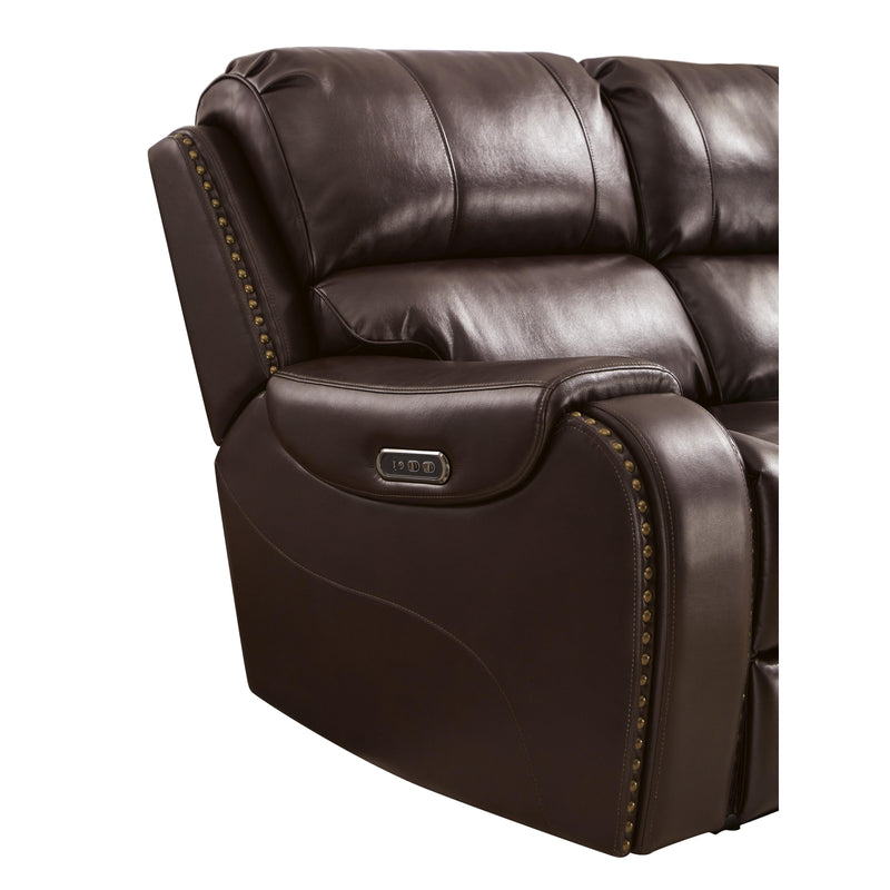 Signature Design by Ashley Latimer Power Reclining Leather Look Loveseat 6700518 IMAGE 8