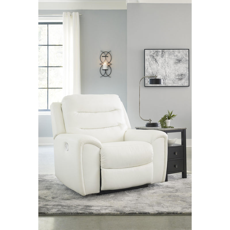 Signature Design by Ashley Warlin Power Leather Look Recliner 6110413 IMAGE 6