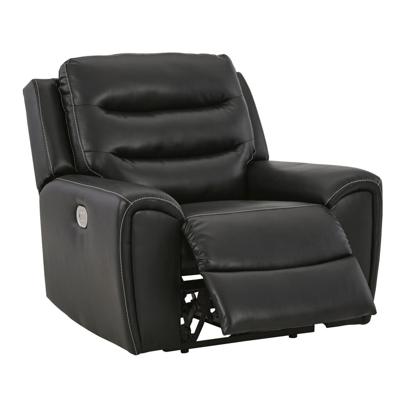 Signature Design by Ashley Warlin Power Leather Look Recliner 6110513 IMAGE 2