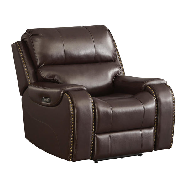 Signature Design by Ashley Latimer Power Leather Look Recliner 6700513 IMAGE 1