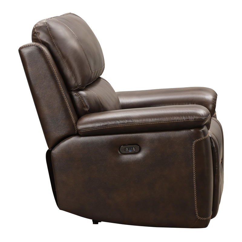 Signature Design by Ashley Wentler Power Leather Match Recliner U1010013 IMAGE 2
