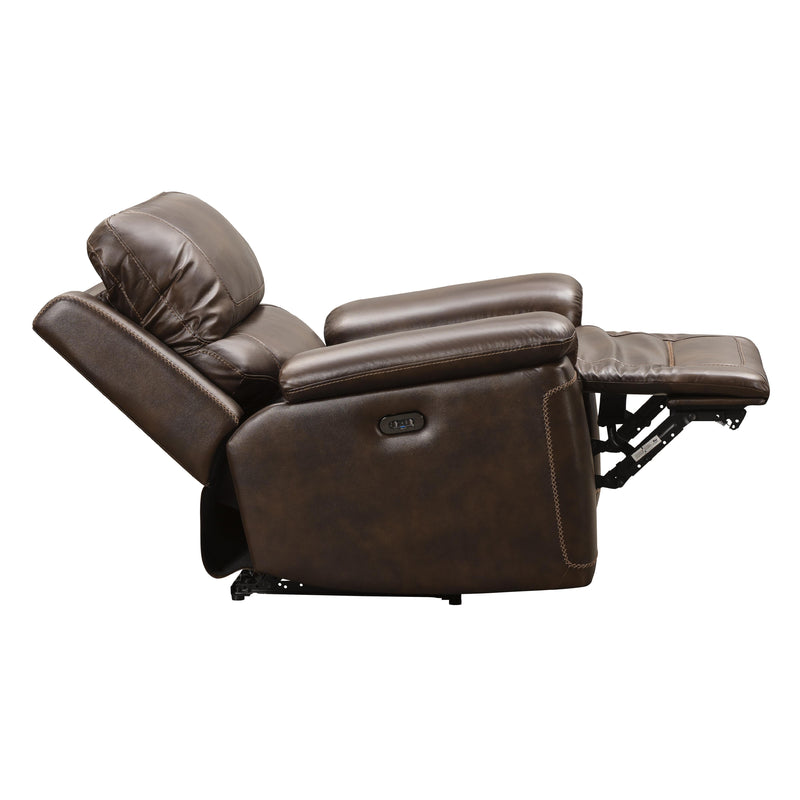 Signature Design by Ashley Wentler Power Leather Match Recliner U1010013 IMAGE 3