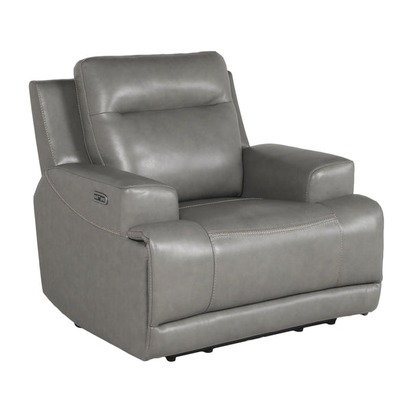 Signature Design by Ashley Goal Keeper Power Leather Match Recliner U2360313 IMAGE 1