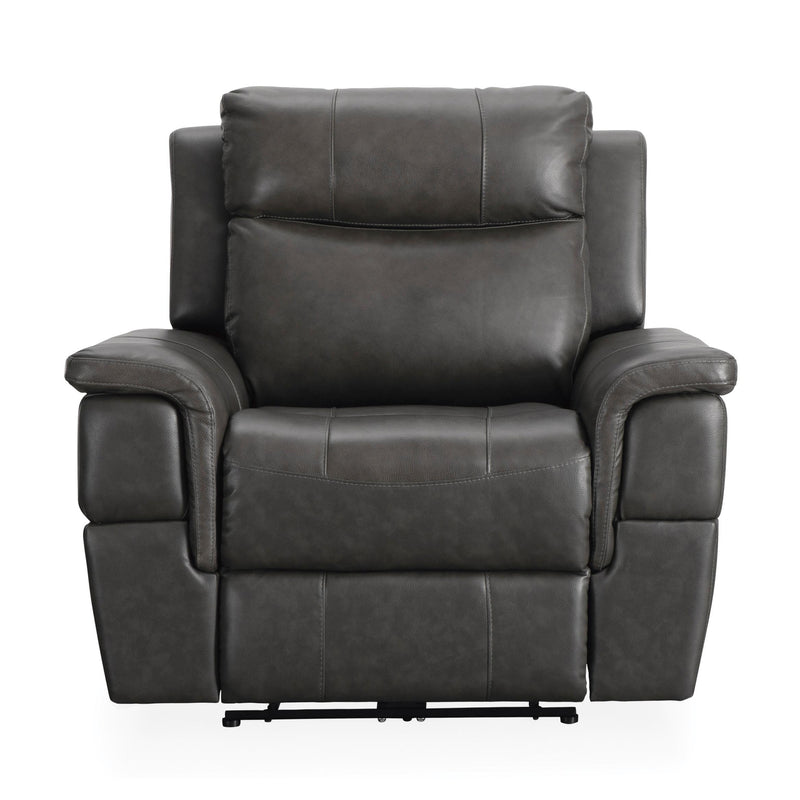 Signature Design by Ashley Dendron Power Leather Match Recliner with Wall Recline U6370206 IMAGE 3