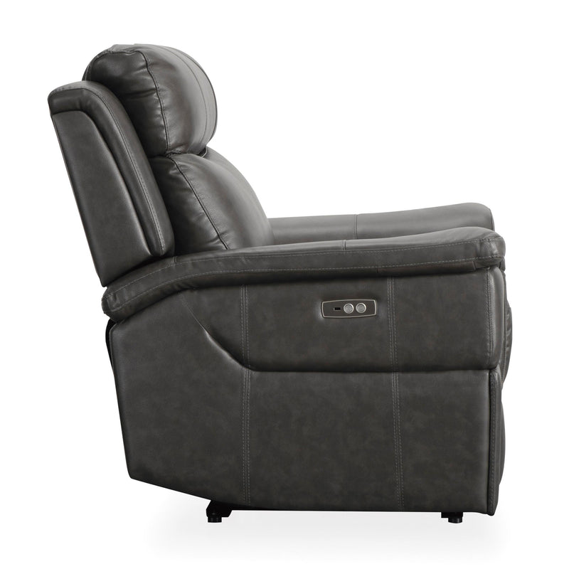 Signature Design by Ashley Dendron Power Leather Match Recliner with Wall Recline U6370206 IMAGE 4
