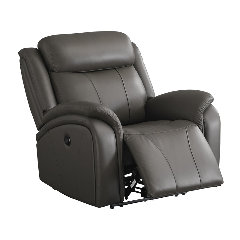 Signature Design by Ashley Chasewood Power Leather Match Recliner with Wall Recline U6460606 IMAGE 2