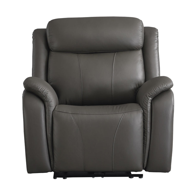 Signature Design by Ashley Chasewood Power Leather Match Recliner with Wall Recline U6460606 IMAGE 3