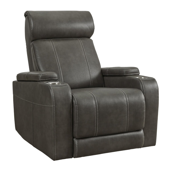 Signature Design by Ashley Screen Time Power Leather Look Recliner 2170406 IMAGE 1