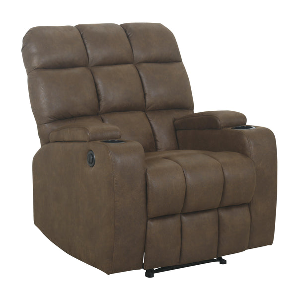 Signature Design by Ashley Kennebec Power Leather Look Recliner 3360106 IMAGE 1