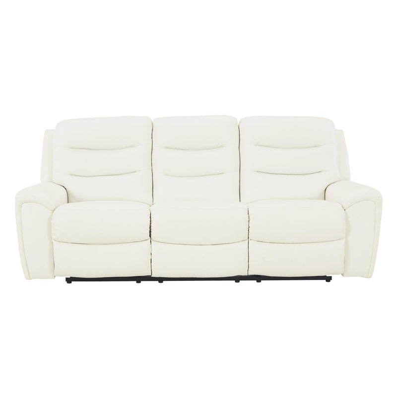 Signature Design by Ashley Warlin Power Reclining Leather Look Sofa 6110415 IMAGE 3