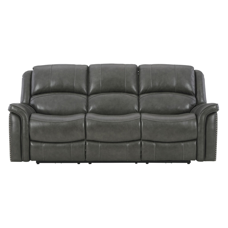 Signature Design by Ashley Gaspar Power Reclining Leather Match Sofa U1000015 IMAGE 3