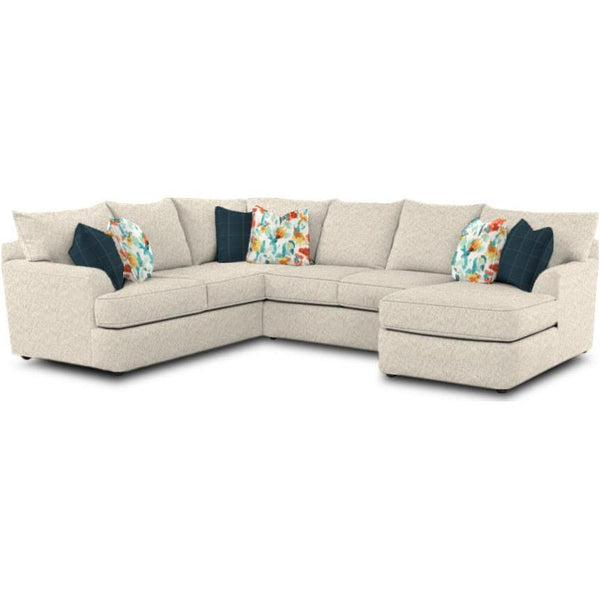 Klaussner Findley Fabric 3 pc Sectional Findley K56830-FAB-SECT Sectional IMAGE 1