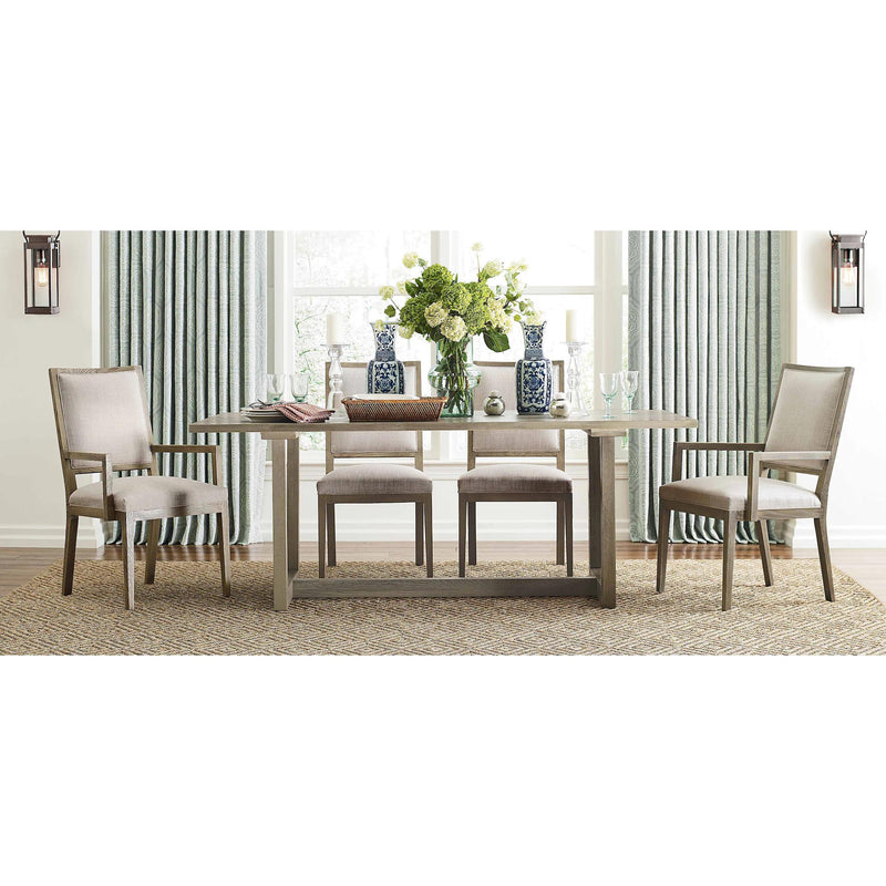 Bassett Liam Dining Table with Trestle Base 4121-K7840L SGR IMAGE 6