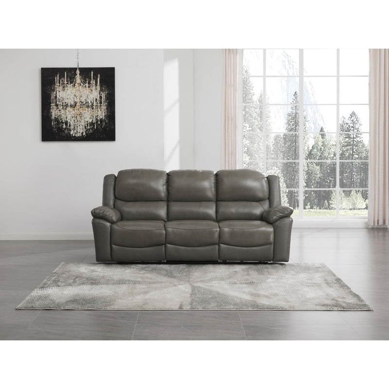 Signature Design by Ashley Faust Power Reclining Leather Match Sofa U6570287 IMAGE 8