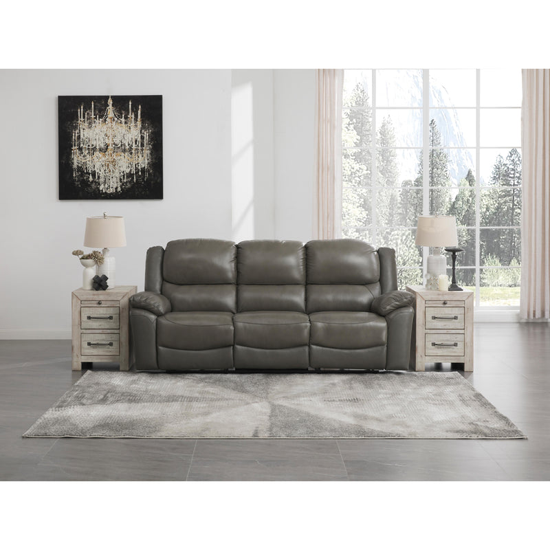 Signature Design by Ashley Faust Power Reclining Leather Match Sofa U6570287 IMAGE 9