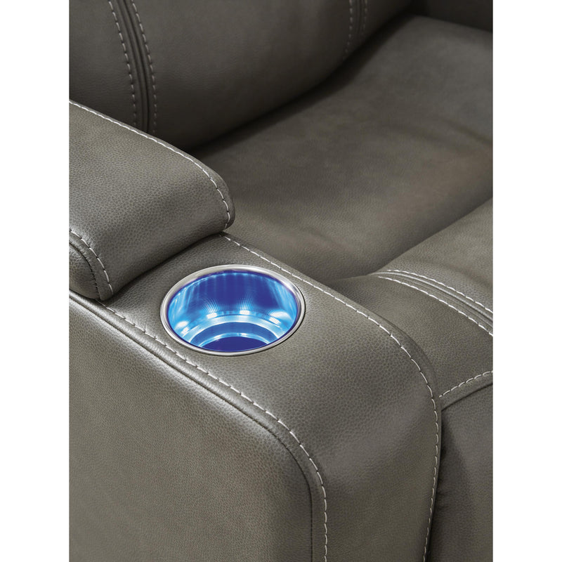 Signature Design by Ashley Crenshaw Power Leather Look Recliner 1120213 IMAGE 15