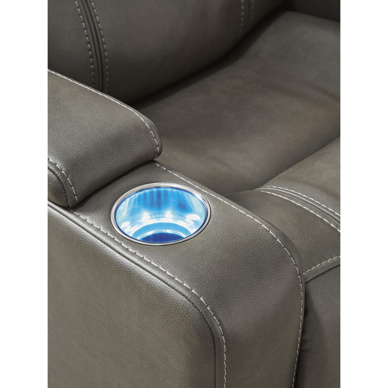 Signature Design by Ashley Crenshaw Power Leather Look Recliner 1120213 IMAGE 17