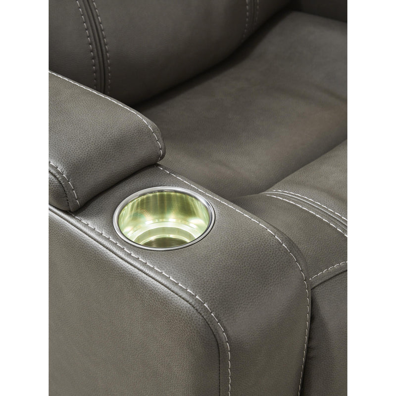 Signature Design by Ashley Crenshaw Power Leather Look Recliner 1120213 IMAGE 18