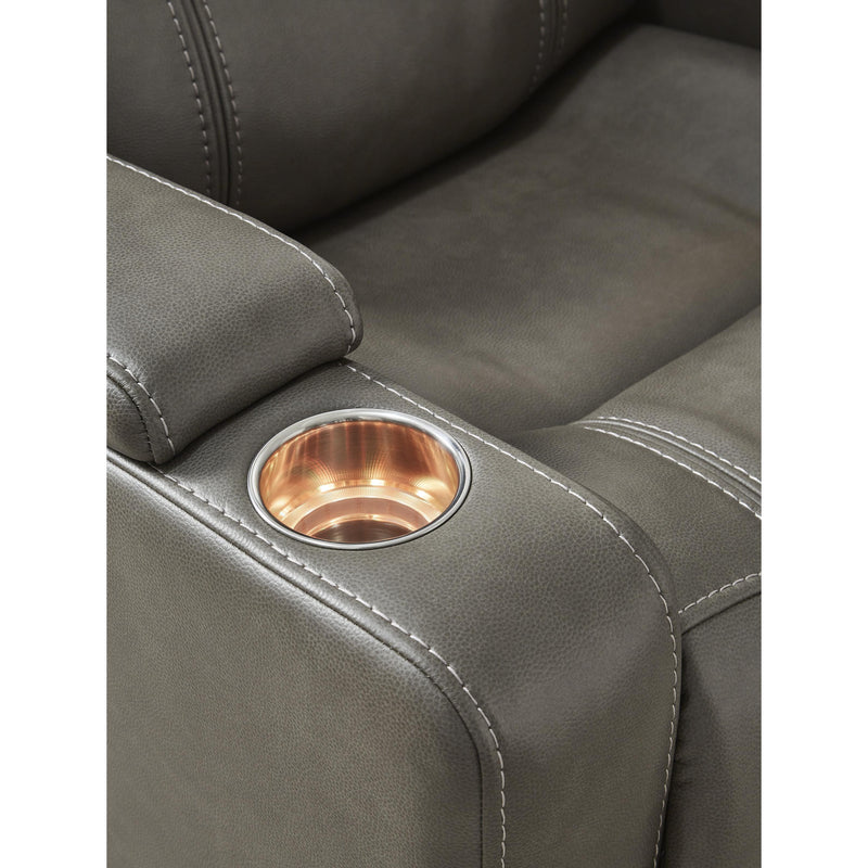 Signature Design by Ashley Crenshaw Power Leather Look Recliner 1120213 IMAGE 19